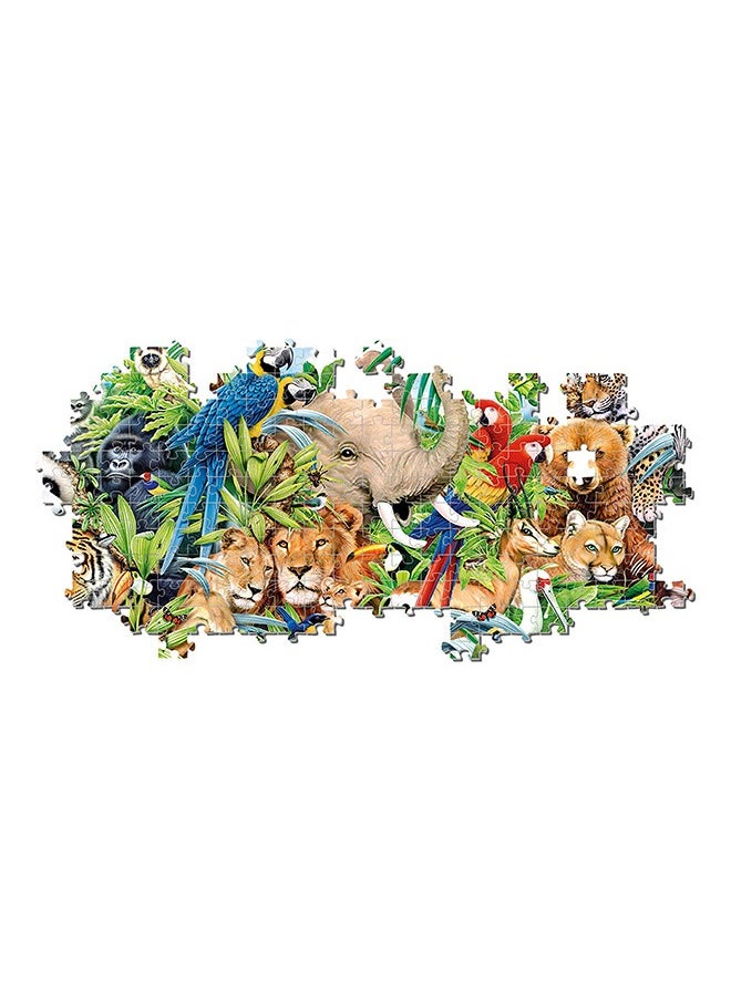 Clementoni - Clementoni Panorama Puzzle Wildlife 1000 Pieces (98 x 33 cm), Suitable for Home Decor Adults Puzzle from 14 Years - Image 1