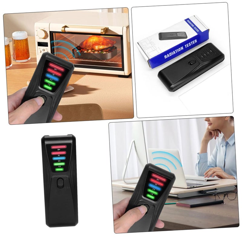 PartyKindom Handheld EMF Radiation Detector Portable Electromagnetic Field Tester Accurate Measurement - Image 3