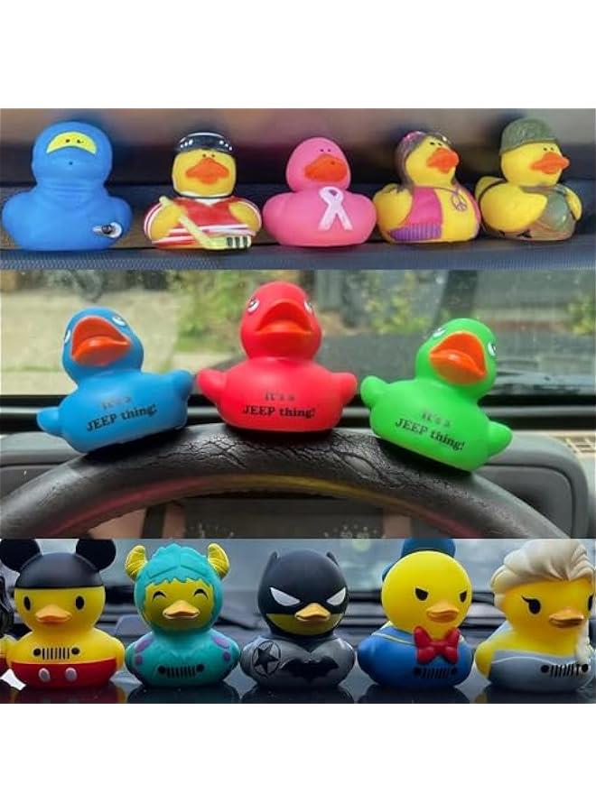 20 Pcs Duck Plug - Rubber Duck Mount,Flock Locker Rubber Duck Holder for Jeep Dash and Fixed Display,Gift for Jeep Lover Includes Double Sided Stickers Inside （Excluding Rubber Duck） (20PCS) - Image 3
