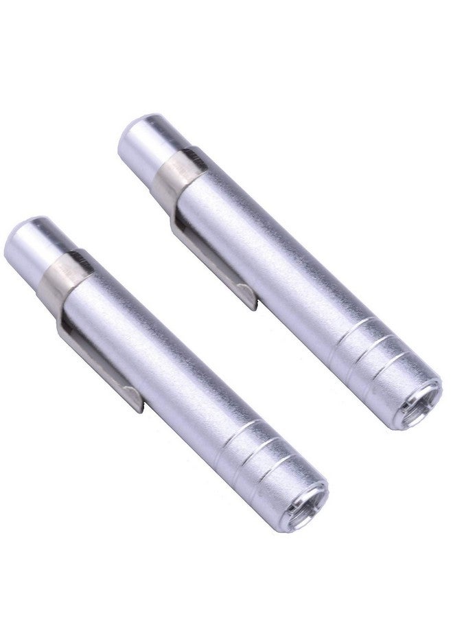 pranovo 2 X Aluminum Alloy Chalk Holder Teacher'S Chalk Clip Clutch (Silver) - Image 1
