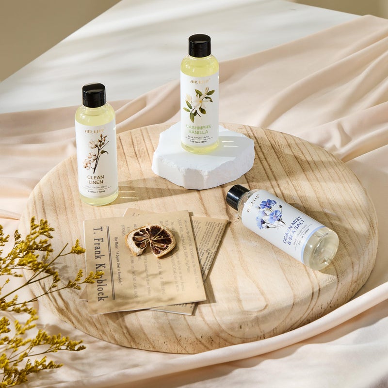 Airkeep Reed Diffuser Oil Refill/Cashmere Vanilla/3.38ozï¼ˆ100ml/1 Pack/Scented Oil Refill for Reed Diffuser Home Fragrance for Bedroom, Bathroom Office Home Decor - Image 5