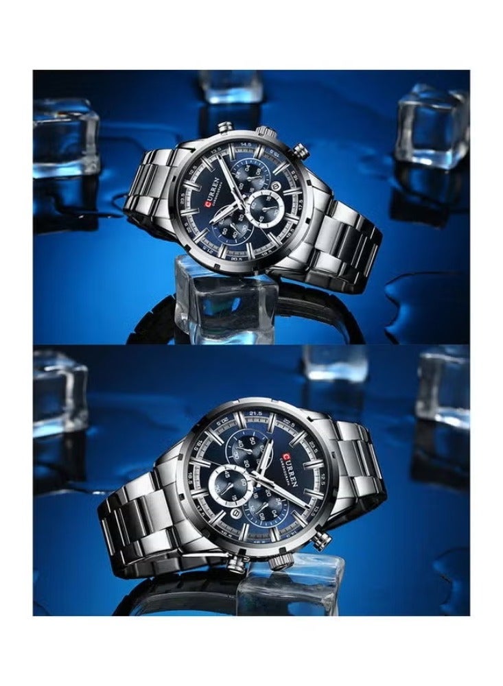 كارين ساعة تناظرية عصرية متعددة الوظائف للرجال 8355M - Image 2