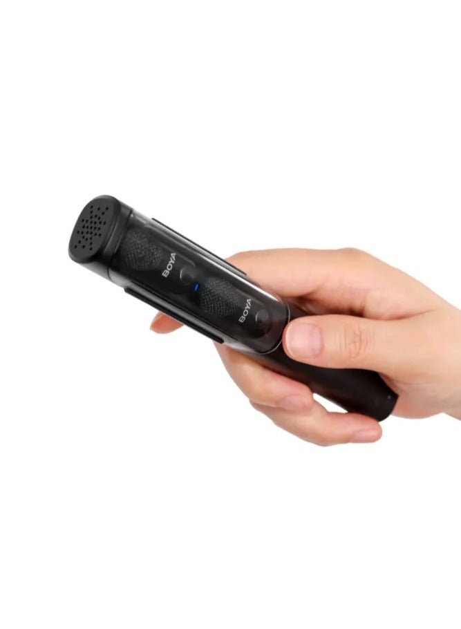 BOYA Magic: World’s 1st AI-Powered Transformable Wireless Microphone for Creators -  {USB-C + 3.5 TRS} 1to2 + Charging Case - Image 2