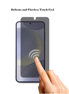 Techie HD Privacy Tempered Glass Screen Protector for Samsung Galaxy S24 Plus 2024 - Anti Bubbles 9H Hardness 0.33 mm Rounded Edges Easy Installation  - Image 3