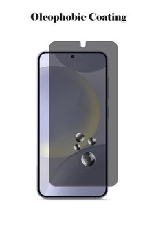 Techie HD Privacy Tempered Glass Screen Protector for Samsung Galaxy S24 Plus 2024 - Anti Bubbles 9H Hardness 0.33 mm Rounded Edges Easy Installation  - Image 2