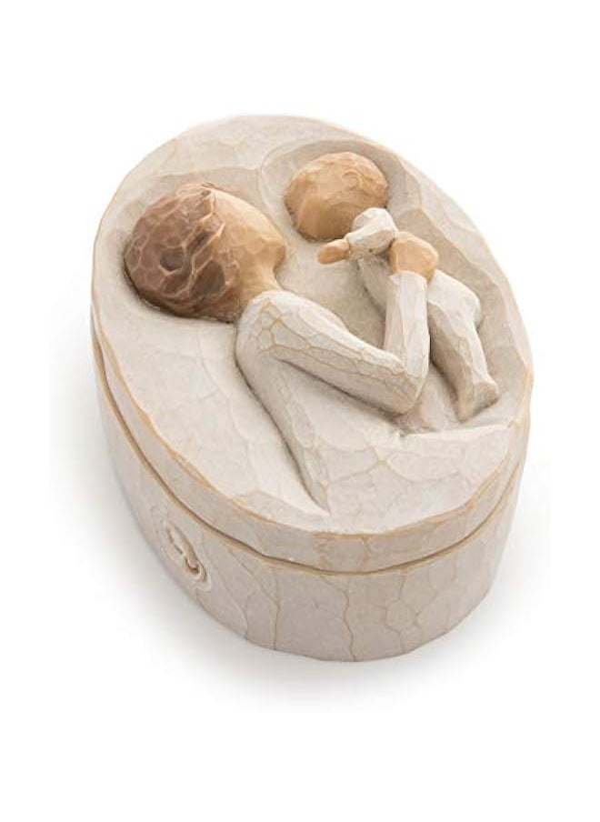 NIBEMINENT Grandmother, Love that Transcends the Years, Box for Jewelry and Treasures, Reminder of Those you Love who Call you Grandma, Sculpted Hand-Painted Keepsake Box  - Image 1
