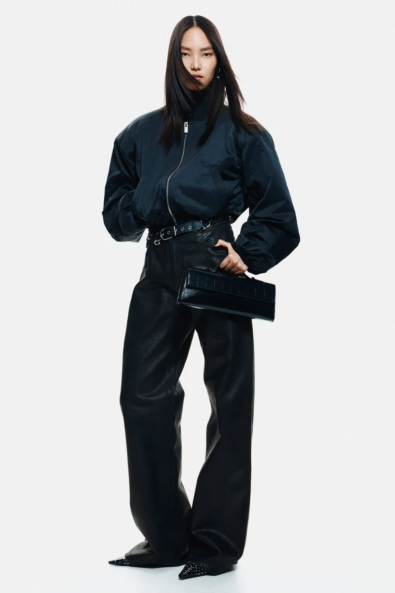 H&M Coated jeans