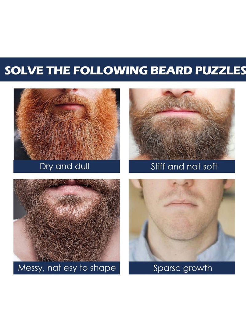 إيلهو زيت نمو اللحية مع الكافيين البيوتين ، زيت اللحية ، تحفيز مصل نمو اللحية لعلاج شعر الوجه ، تعزيز نمو الشعر للرجال هدية لحية ذكورية سميكة كاملة أطول 30 مل - Image 2