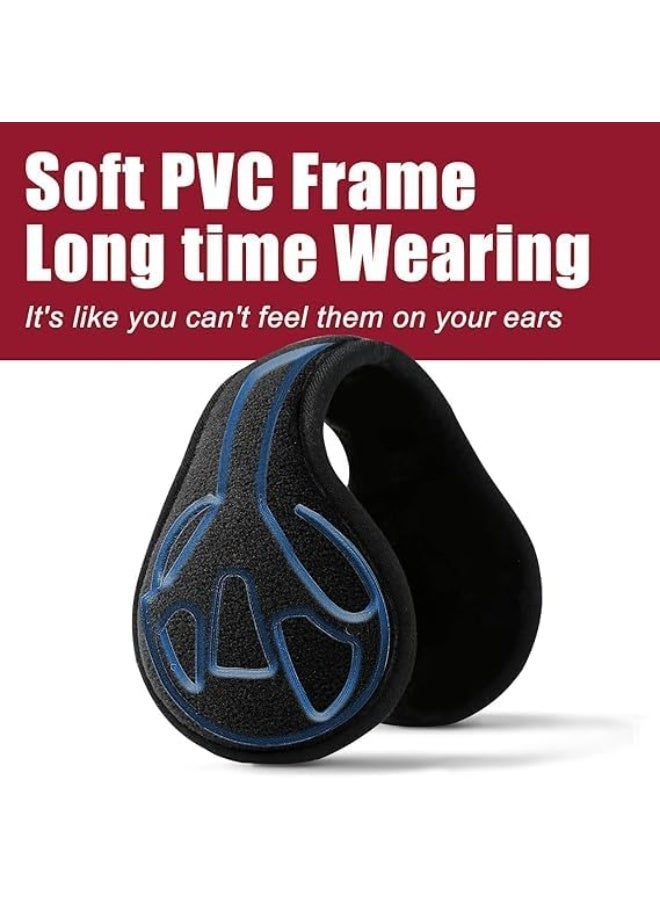 Ear Muffs For Winter Men Women, Fleece Ear Warmers Winter Warm Earmuffs For Cold Winters Adjustable - Image 4