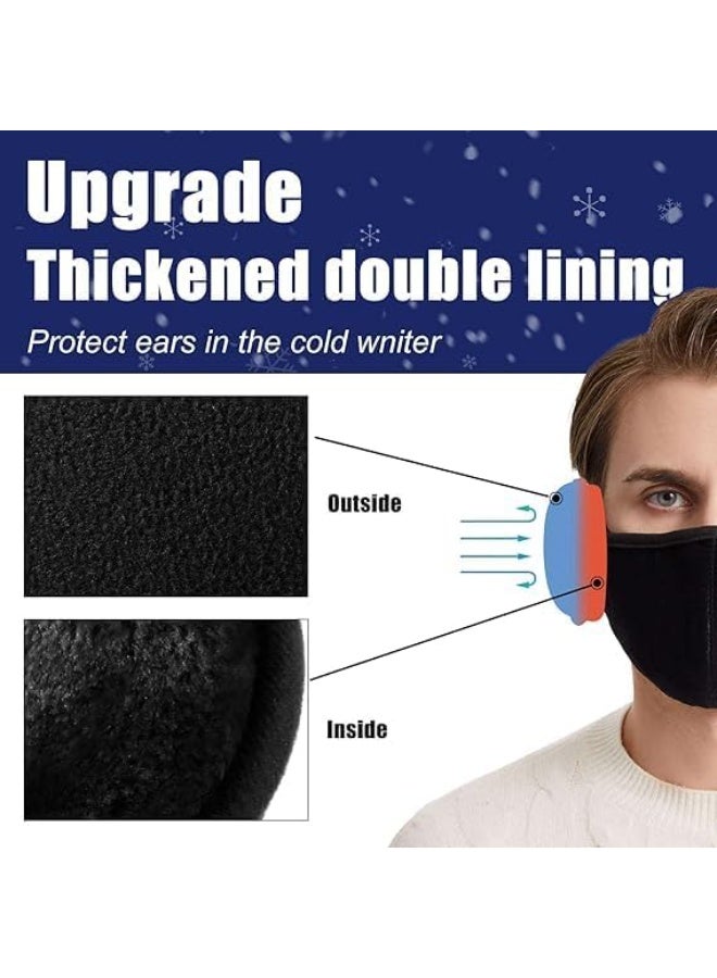 Ear Muffs For Winter Men Women, Fleece Ear Warmers Winter Warm Earmuffs For Cold Winters Adjustable - Image 2