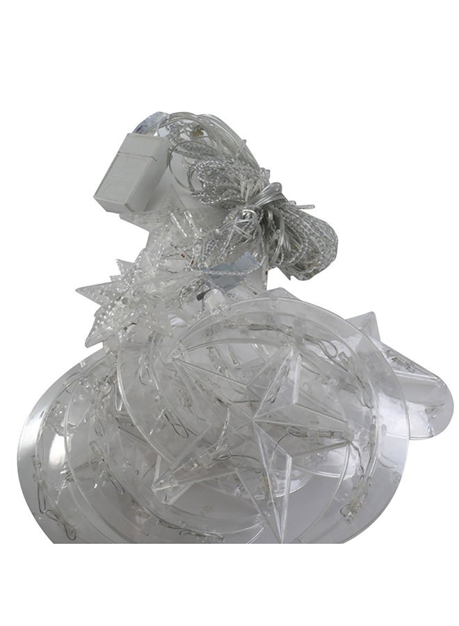 NIBEMINENT Moon And Star Shaped LED String Light Multicolour 15x12x20cm - Image 1