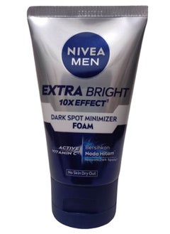 NIVEA MEN Nivea Men Extra Bright 10x Effect Dark Spot Minimizer Foam 100ml  - Image 1