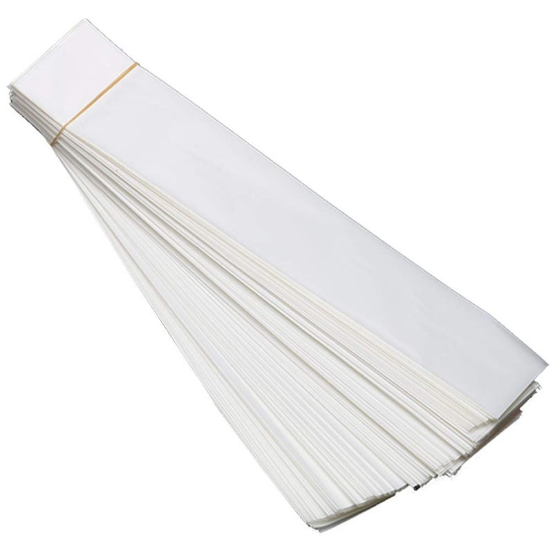 Teensery 100 Pcs 2x106 Inch Clear Jewelry Display Bags Necklace Bracelet Packaging Bag for Jewelry Wrapping and Jewelry Display Not Included Hanging Cards