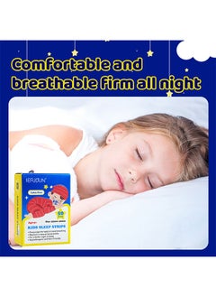 Sefudun 50PCS Kids Sleep Strips, Sleep Patch Gentle Mouth Band Reduces Mouth Breathing Improves Nighttime Sleep And Provides Immediate Snoring Relief  - Image 5