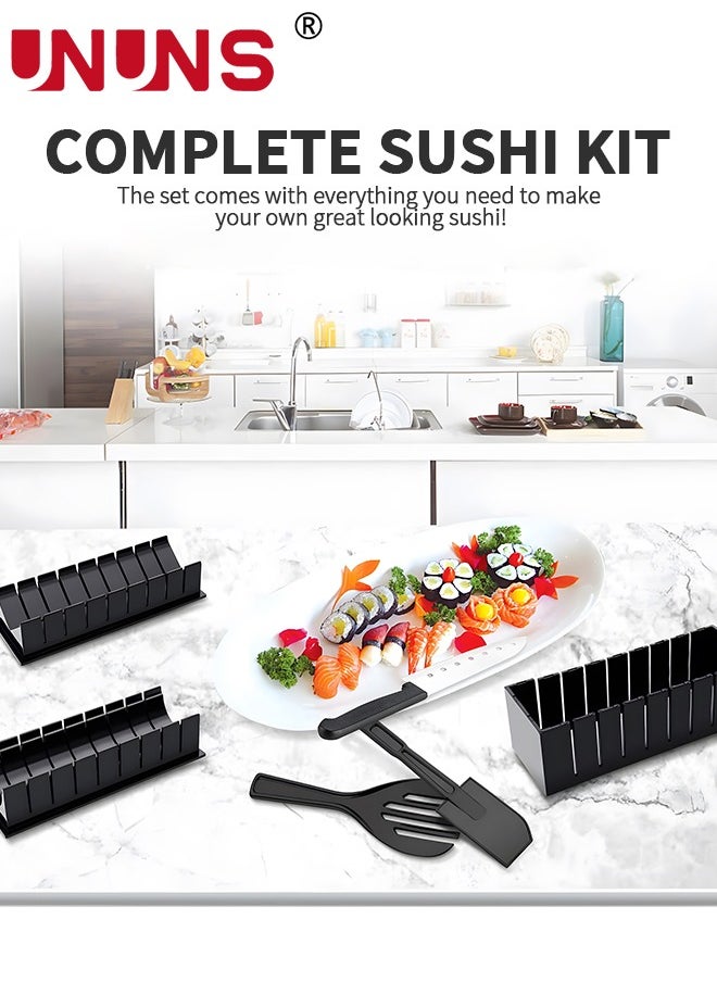 UNUNS - Sushi Making Kit,10PCS DIY Sushi Roller Kit For Beginners,Reusable Rice Roller Mold Sushi Starter Set,Prefect Home Sushi Tool - Image 1