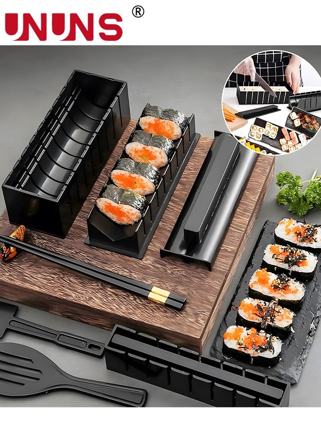 UNUNS - Sushi Making Kit,10PCS DIY Sushi Roller Kit For Beginners,Reusable Rice Roller Mold Sushi Starter Set,Prefect Home Sushi Tool - Image 1