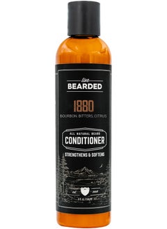 Beard Conditioner 1880 Facial Hair Conditioner 8 Oz. Strengthens And Softens All Natural Ingredients With Biotin Coconut Oil Argan Oil And Caffeine Made In The Usa