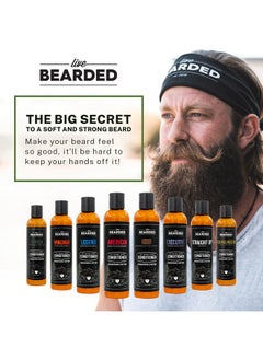 Live Bearded Beard Conditioner 1880 Facial Hair Conditioner 8 Oz. Strengthens And Softens All Natural Ingredients With Biotin Coconut Oil Argan Oil And Caffeine Made In The Usa  - Image 3