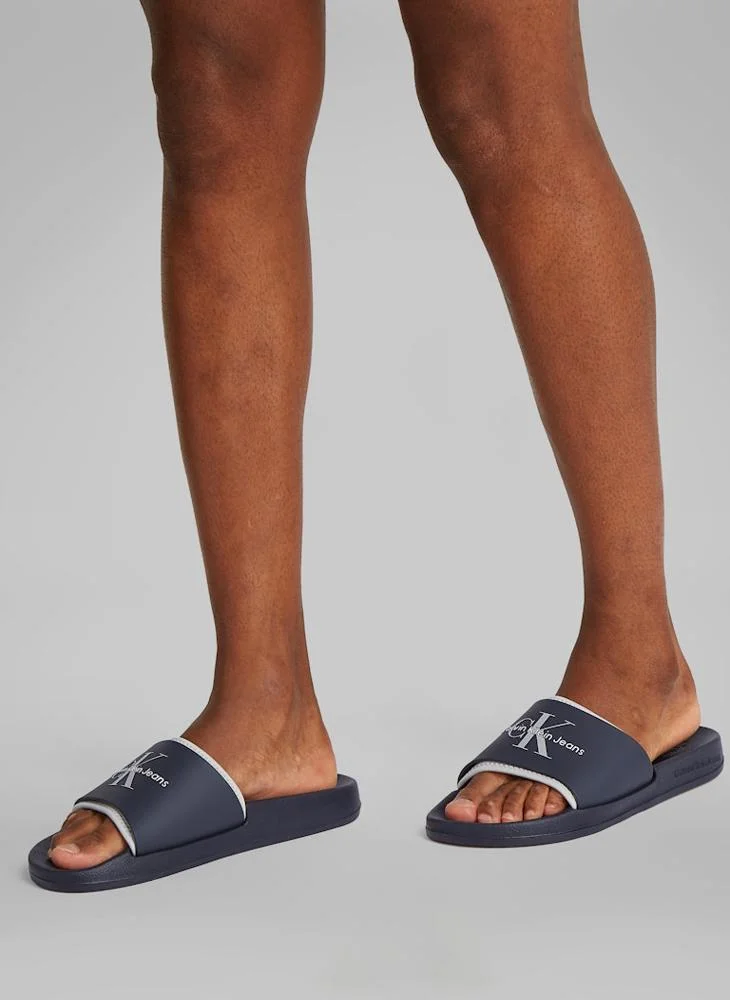 Calvin Klein Jeans Monologo Casual Slides