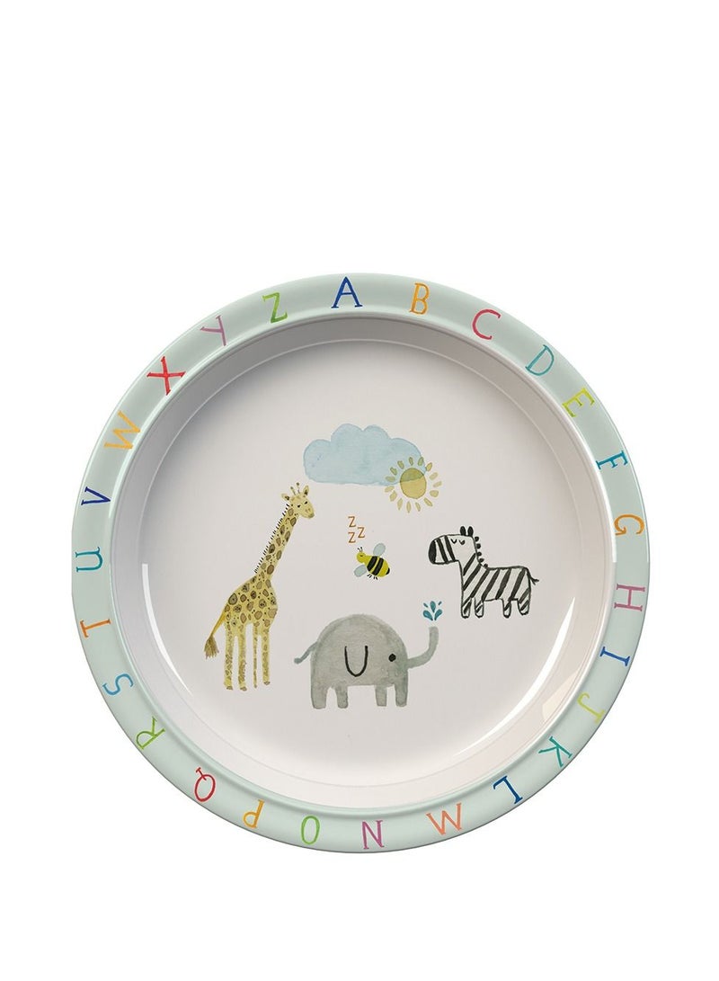 KitchenCraft Alphabet Dinner Plate