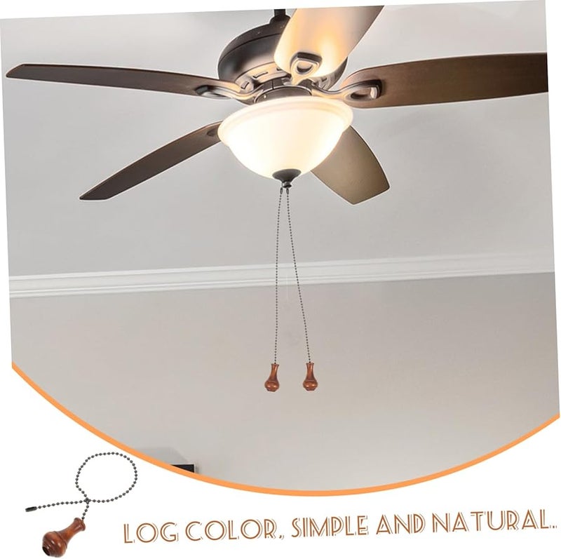 Gadpiparty 3 قطع سلسلة مروحة سقف ممتدة مع كرات كلاسيكية تصميم خفيف الوزن - Image 3