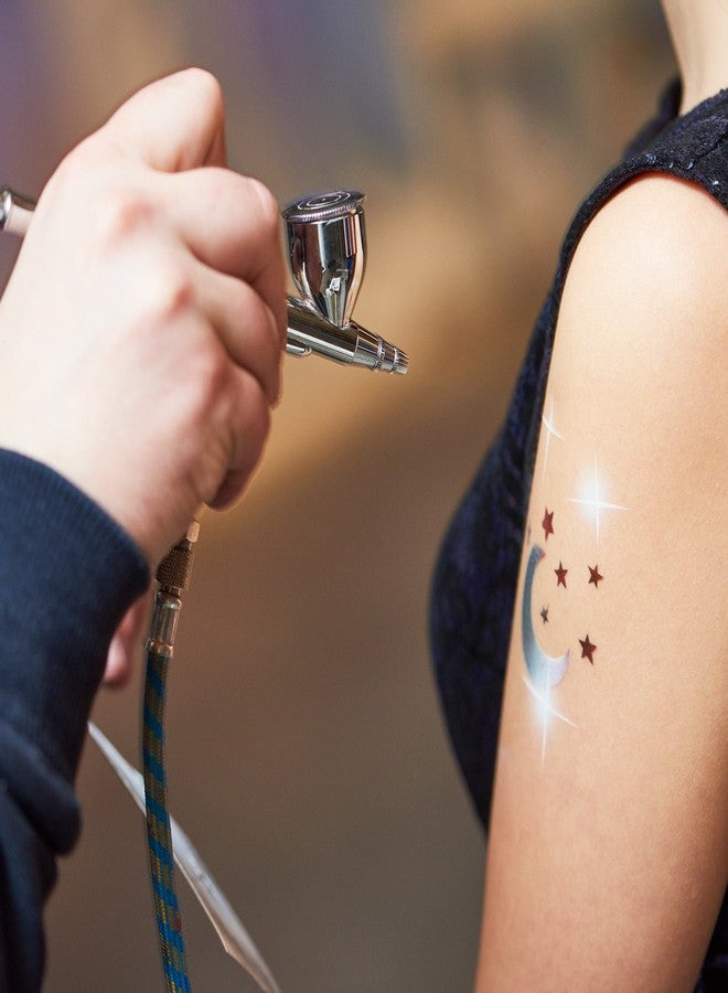 كاستم بودي آرت مجموعة طلاء الجسم والوجه المائية ذات الأساس الهوائي، 1 أونصة، 8 ألوان ثانوية، للرسم على الجسم - Image 2