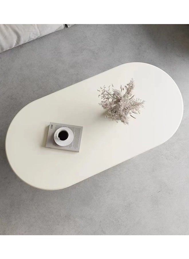 Multipurpose Curve Design Coffee Table Stable Unique Base Sofa Side Table Centre Table Side Table for Living Room 100x60x41 cm