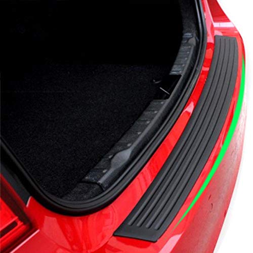 PRIKNIK Bumper Protector Guard Rear Bumper Protection Trunk Protectors Black Flexible Rubber Sill Cover Non Slip Adhesive Strips Fits Most Sedan Cars (36 inch) Compatible with T-oyota Y-aris Hatch - Image 5