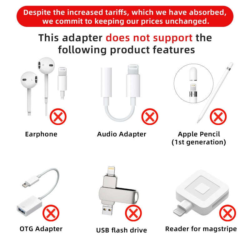 Thousover 4 Pack Lightning to USB C Adapter for iPhone 15/16/17 Pro/17 Pro Max,for iPhone 17/16 Charger,17/16 Accessories,Fast Charging & Data Transfer - Image 2
