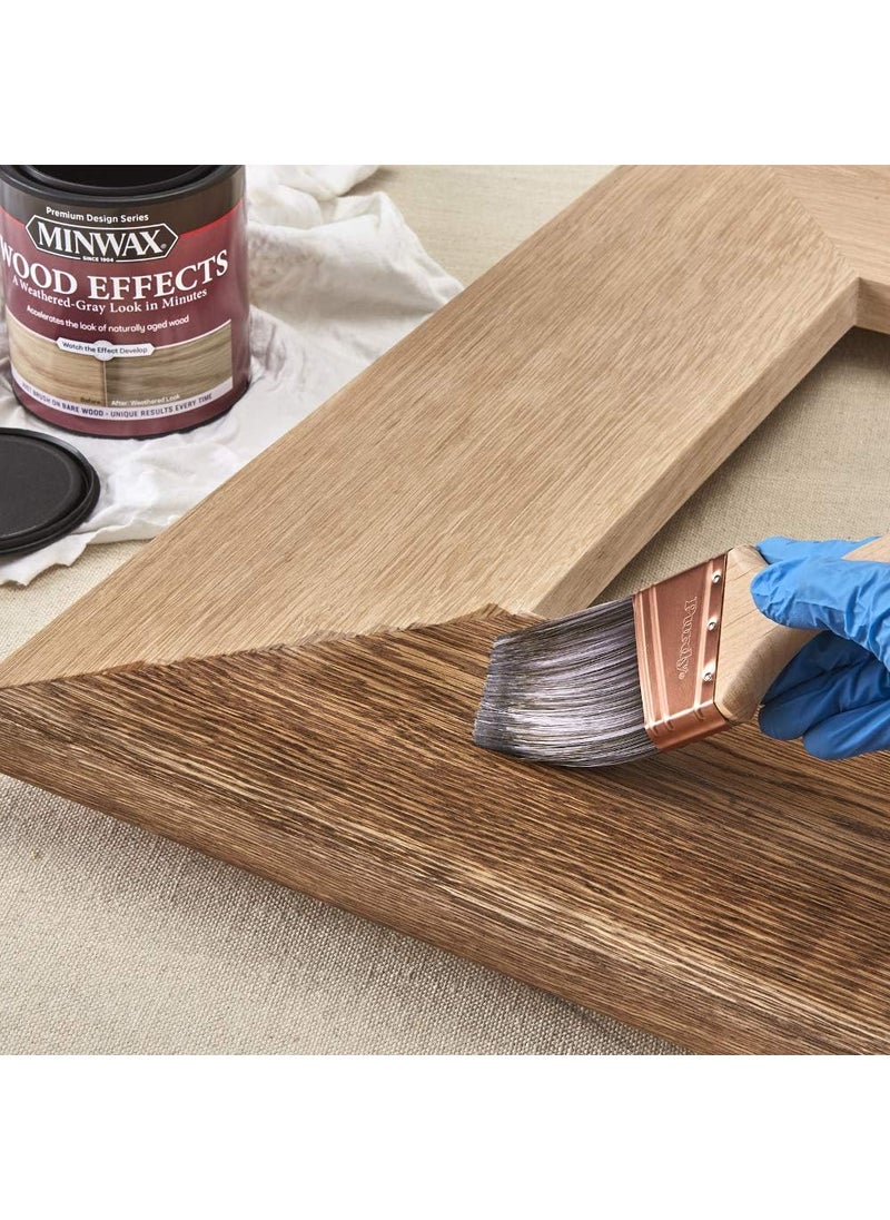 Minwax qt Minwax 40414 Charred Black Wood Effects WaterBased Wood Accelerator  - Image 4