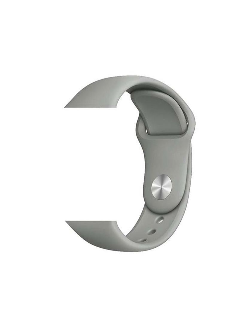 Apple Watchband, Apple Watch Strap for Apple Watch Series 7 / 6 /5 / 42 / 44 / 45 mm Grey - Image 3