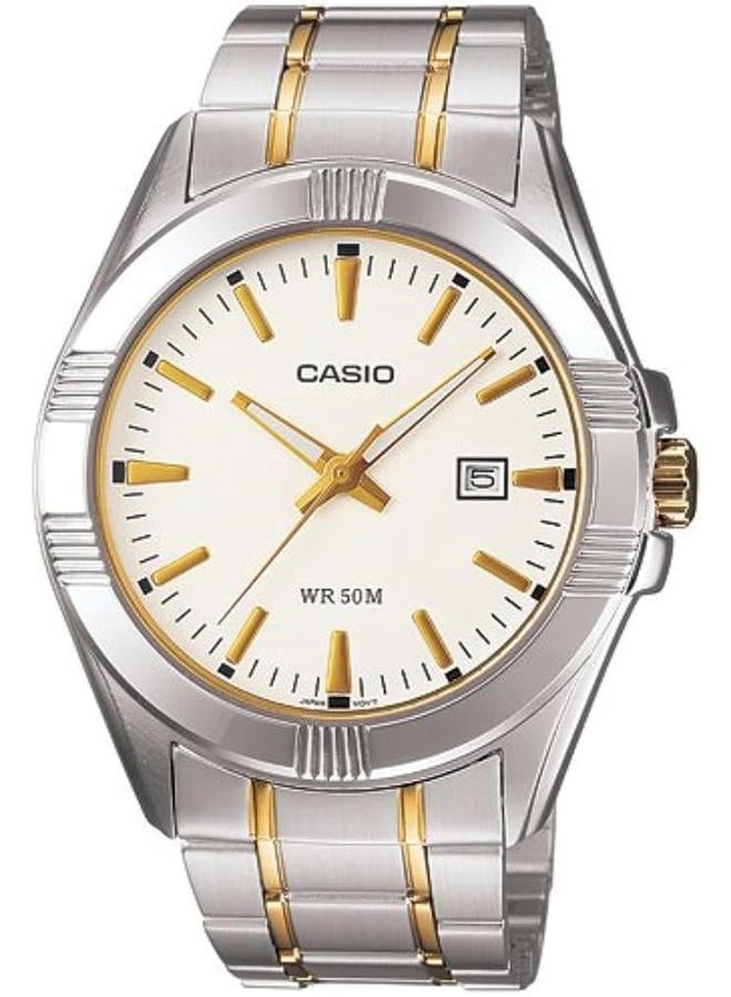 Casio for Men Analog MTP-1308SG-7AVDF Stainless Steel Watch - Image 1