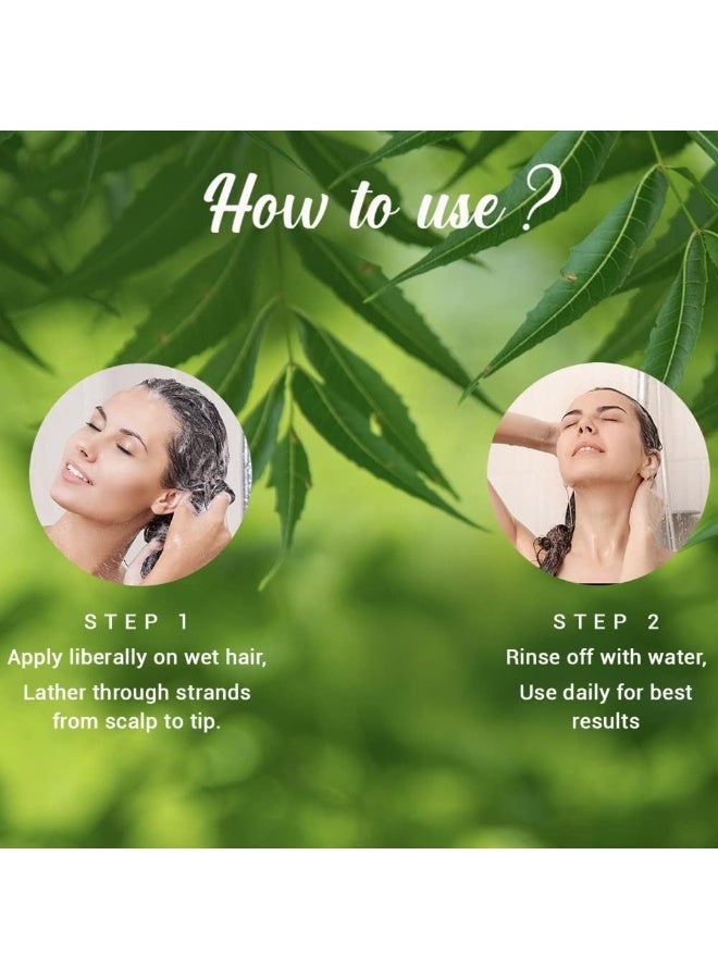 Biotique Fresh Neem Anti Dandruff Shampoo and Conditioner | Controls Dandruff | Eliminates Dryness, Flaking, and Itching | Hair Looks Fresh and Lustrous |Suitable for All Skin Types | 180ml - Image 5