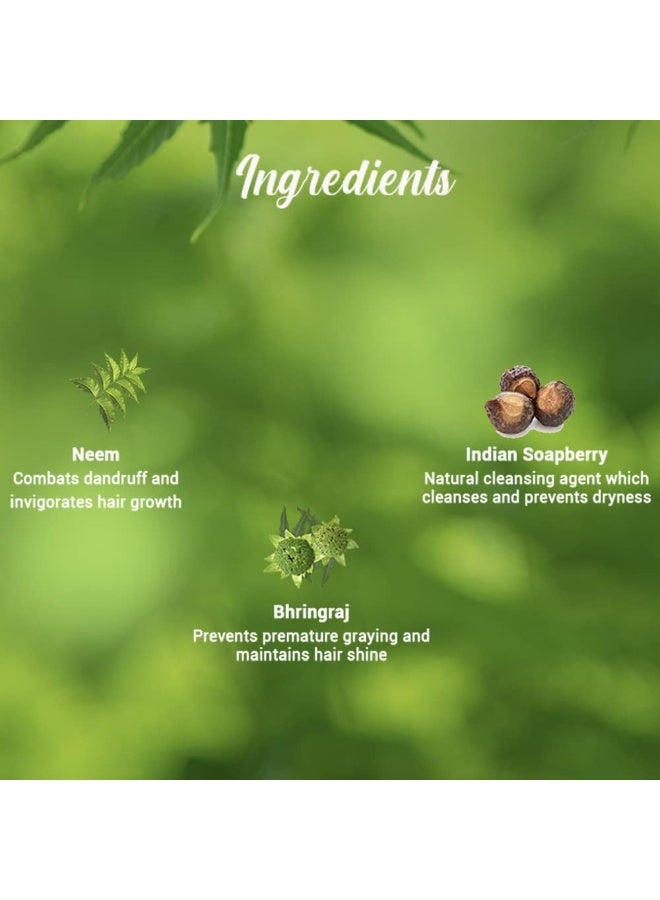 Biotique Fresh Neem Anti Dandruff Shampoo and Conditioner | Controls Dandruff | Eliminates Dryness, Flaking, and Itching | Hair Looks Fresh and Lustrous |Suitable for All Skin Types | 180ml - Image 4