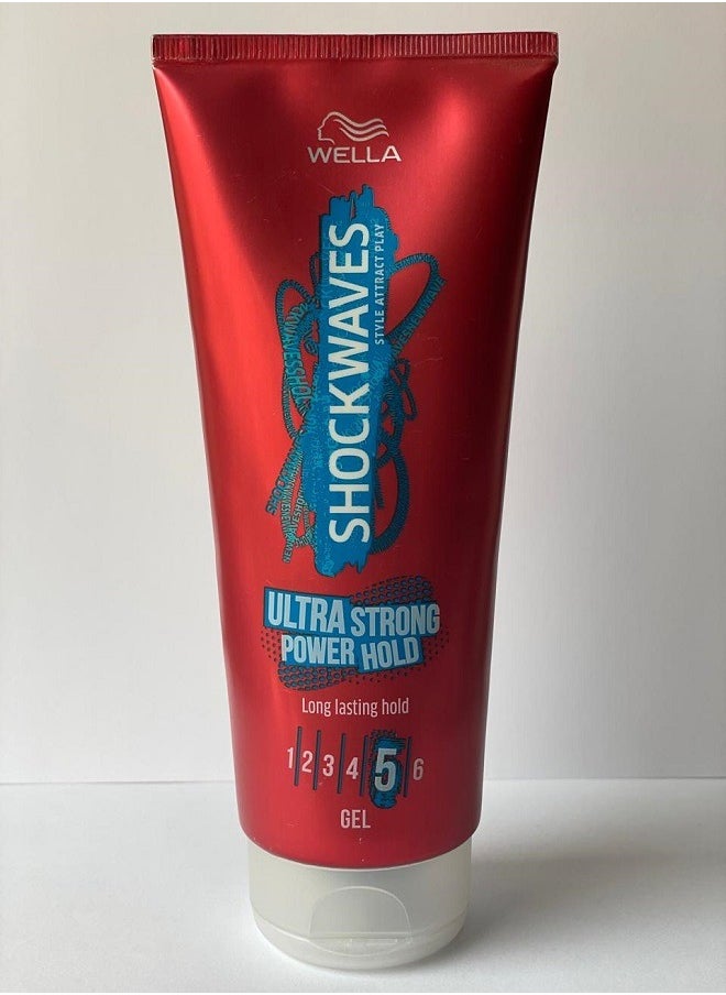 Generic - Wella Shockwaves ultra strong power hold 200ml - Image 1