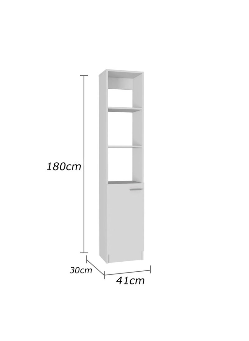Modern bathroom unit - height 180 cm - width 41 cm - depth 30 cm, from furniture store .