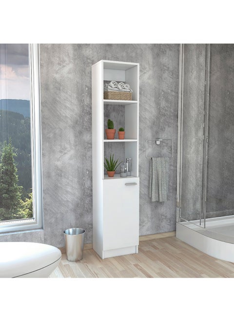 Modern bathroom unit - height 180 cm - width 41 cm - depth 30 cm, from furniture store .