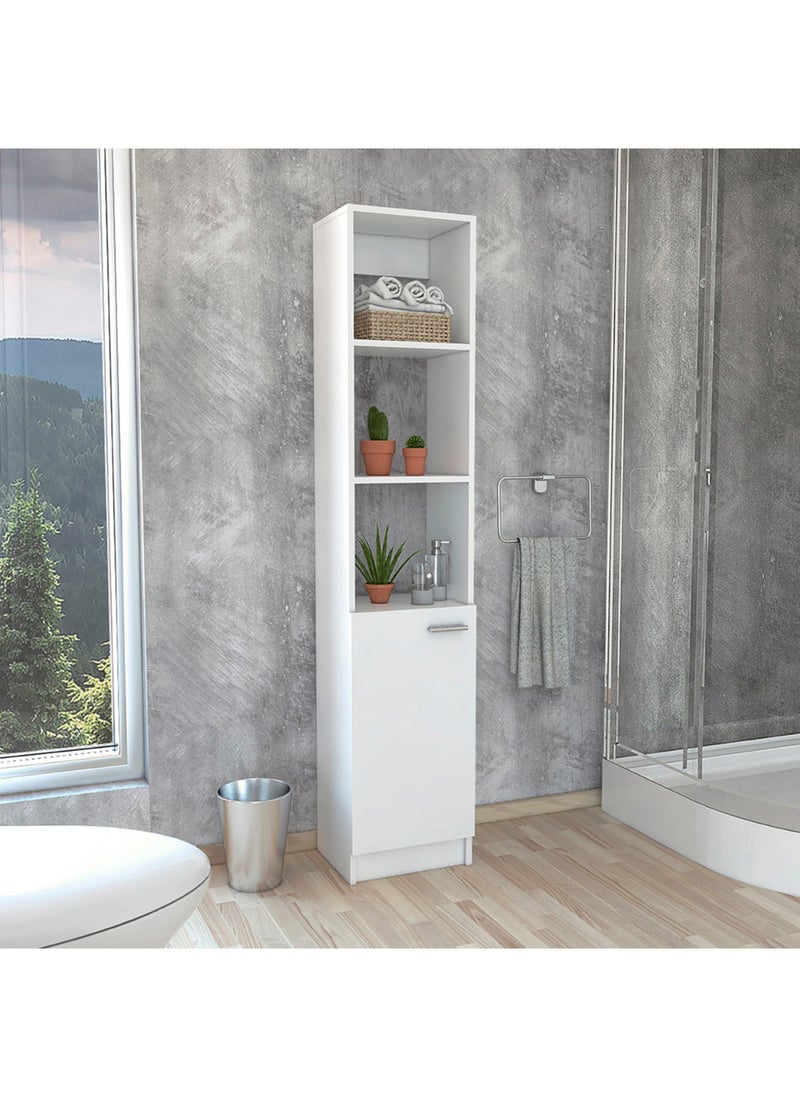 Modern bathroom unit - height 180 cm - width 41 cm - depth 30 cm, from furniture store .