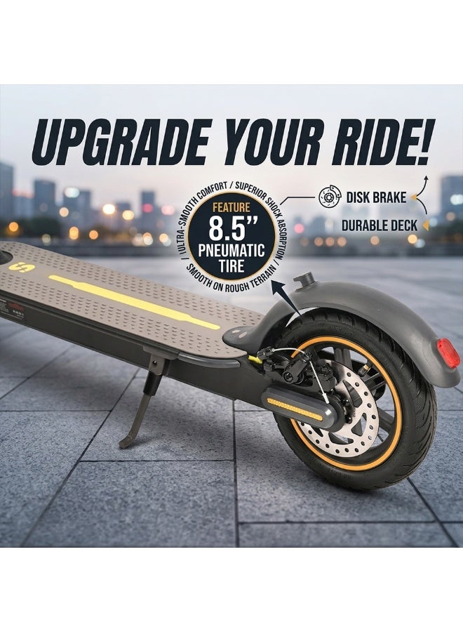 SWITCH ES-D110 350W Electric Scooter, Foldable Lightweight E-Scooter, 25 km/h, 20 km Range, Commuter Scooter, Black - Image 3