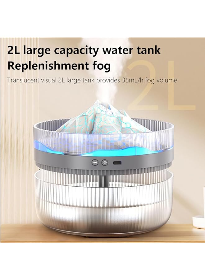 erorex Essential Oil Aroma Diffuser 2L Upgraded Aromatherapy Diffuser: Diffuser For Home Bedroom Office Electronic Vaporizer Electric Vaporizer Humidifier Nebulizer Machine  - Image 4