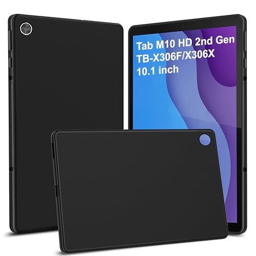 TGK Back Case Cover for Lenovo Tab M10 HD 2nd Gen TB-X306X / Smart Tab M10 HD 2nd Gen TB-X306F, Black - Image 1