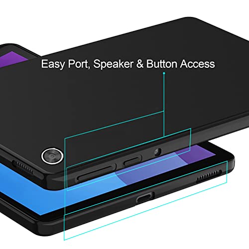 TGK Back Case Cover for Lenovo Tab M10 HD 2nd Gen TB-X306X / Smart Tab M10 HD 2nd Gen TB-X306F, Black - Image 5
