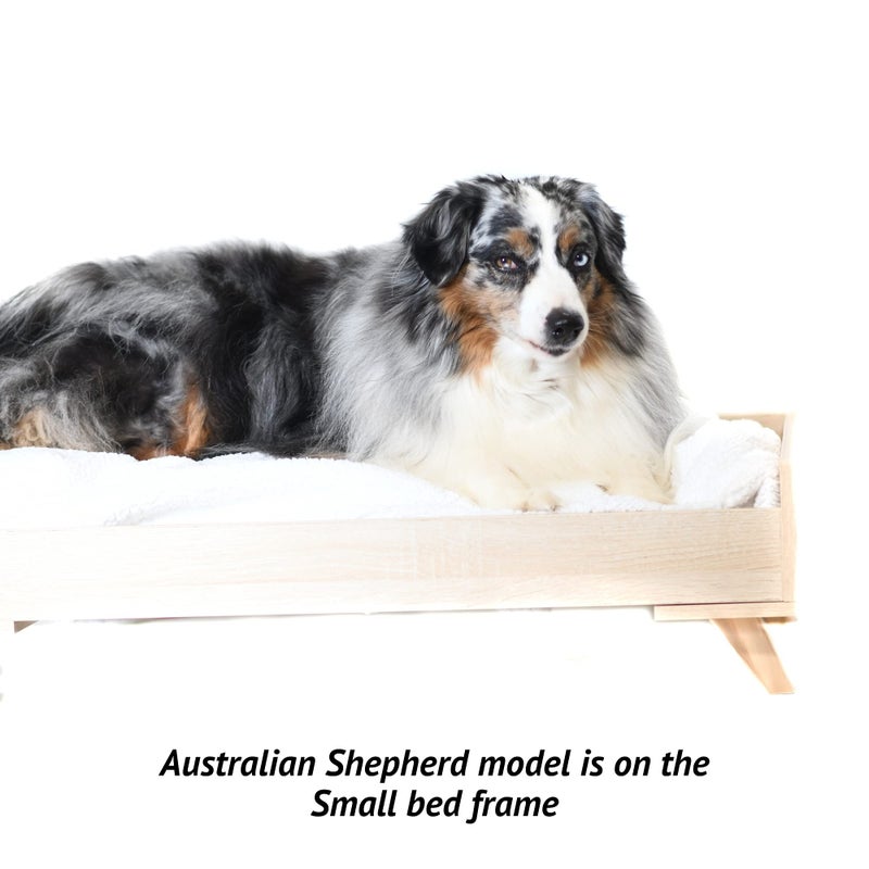 Midlee Raised Wooden Dog Bed Frame- Large - Image 3