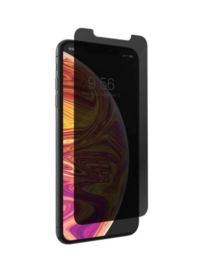 BORTONY Invisible Shield Glass+ Privacy Tempered Screen Protector For Apple iPhone XS Max Black - Image 1