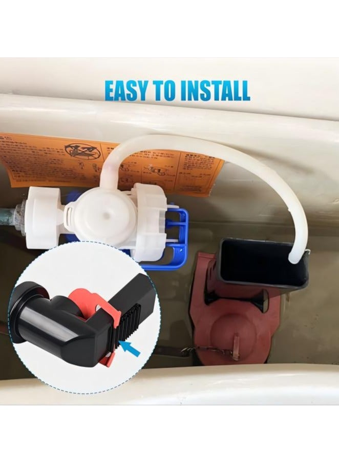 Kohler Toilet Flapper Replacement, 2 Pack Kohler Toilet Tank Parts Replaces Parts 84995 and 1000490 with Chain Hinges and 2 Plastic Buoys Ullnosoo for Water Saving Red - Image 2