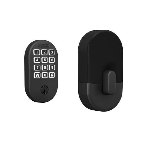 Schlage Arrive Smart WiFi Deadbolt Lock with Keypad Keyless Entry Front Door Lock App Control Alexa and Google Home Compatible Matte Black BE459WB RMN 622 - Image 1