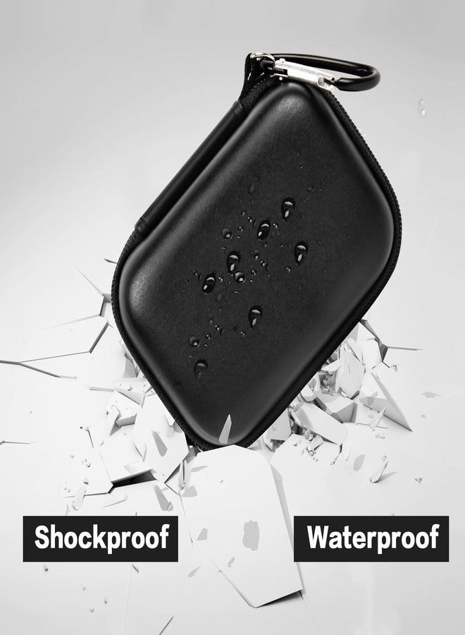 ANKHOH Carrying Case for Crucial X10/ X9 Pro 8TB/ 6TB/ 4TB Portable SSD, 2TB/ 1TB External Solid State Drive Hard Storage Holder Bag with Mesh Pocket Fits for USB-C Cable (Box Only) - Image 4