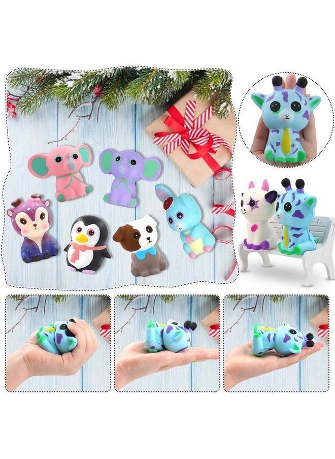POKONBOY - Jumbo Squishies Slow Rising 8 Pack Animal Squishy Toys Cream Scented Squishies Pack Stress Relief Super Soft Squeeze Kawaii Cute Squishy Slow Rising For Kids - Image 1