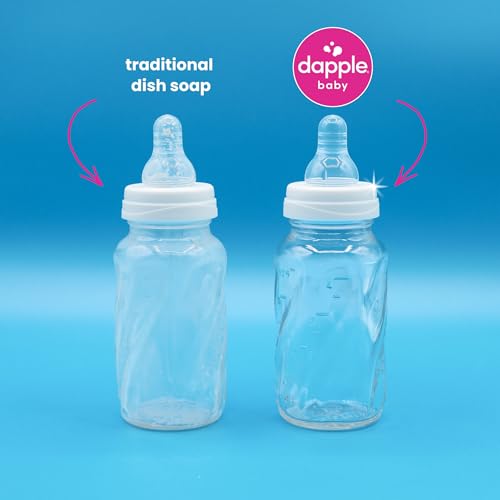 Dapple Baby Bottle & Dish Liquid Fragrance-Free Travel Size 3 oz - Image 5