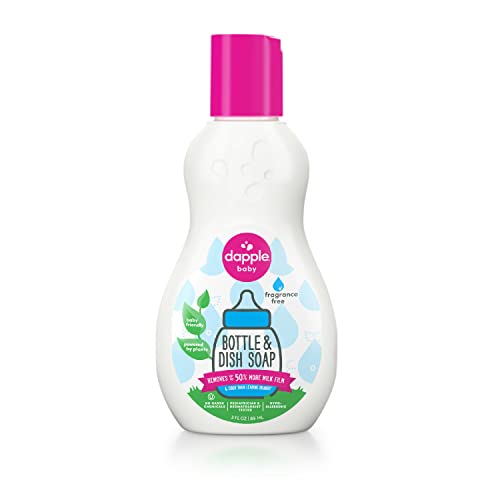 Dapple Baby Bottle & Dish Liquid Fragrance-Free Travel Size 3 oz - Image 1
